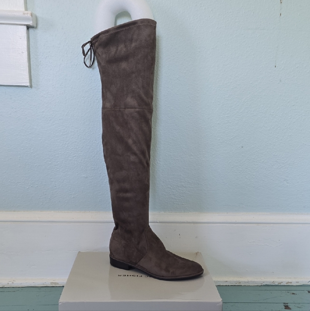 Marc Fisher Over the Knee Boots in Brown